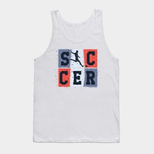 Soccer Color Block Tank Top